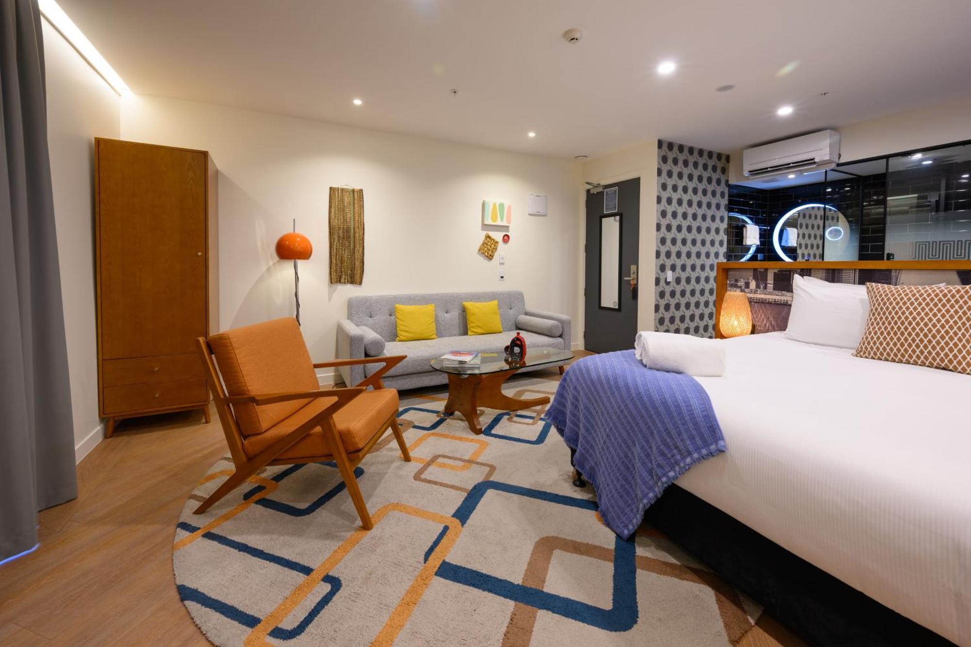 Ohtel Auckland Hotel ห้อง รูปภาพ A room at the hotel
